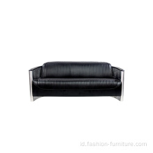 Kristal Penumpang Tomcat 3 Seater Leather Sofa